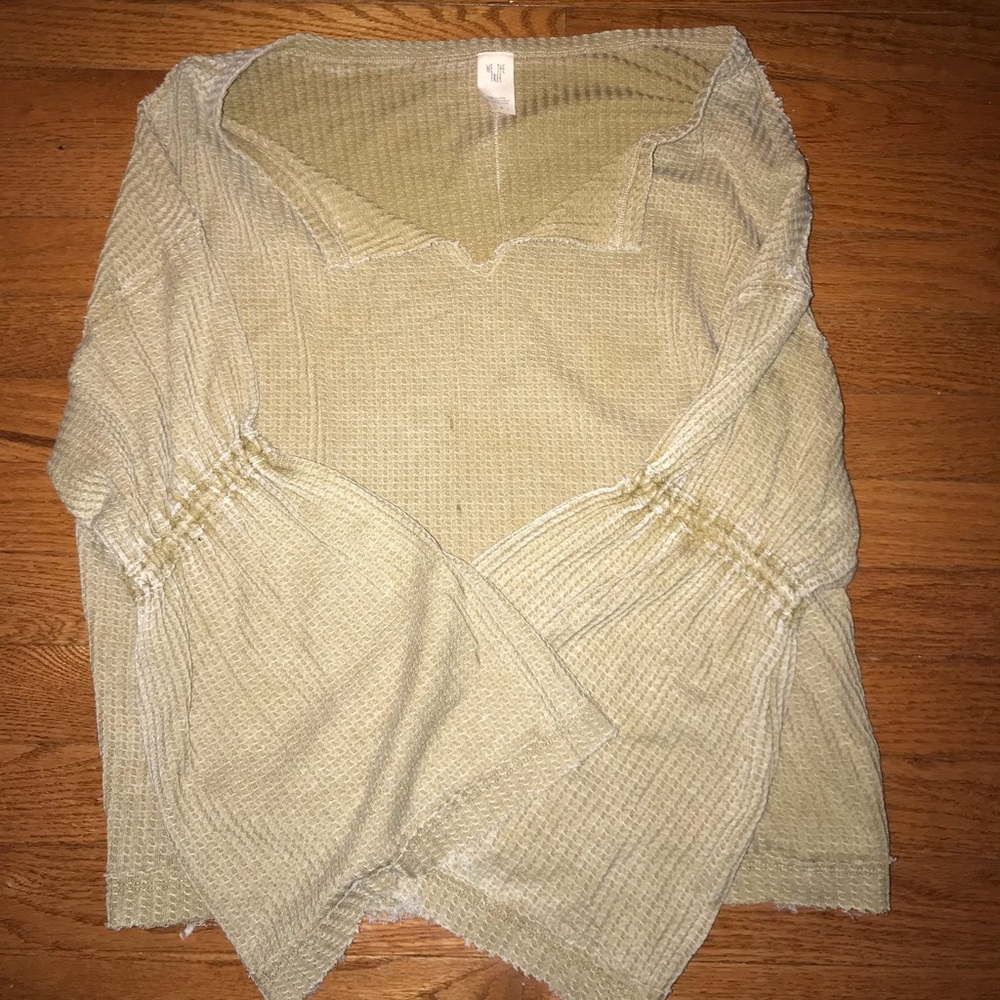 Free People Wide Arm Shirt